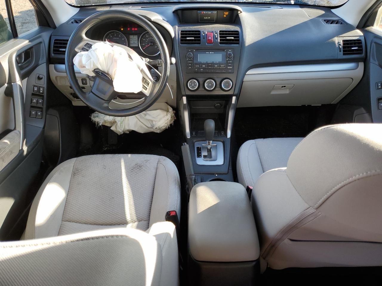 2015 Subaru Forester VIN JF2SJADC3FH445408 Copart auction photo, front end / side damage thumbnail 8