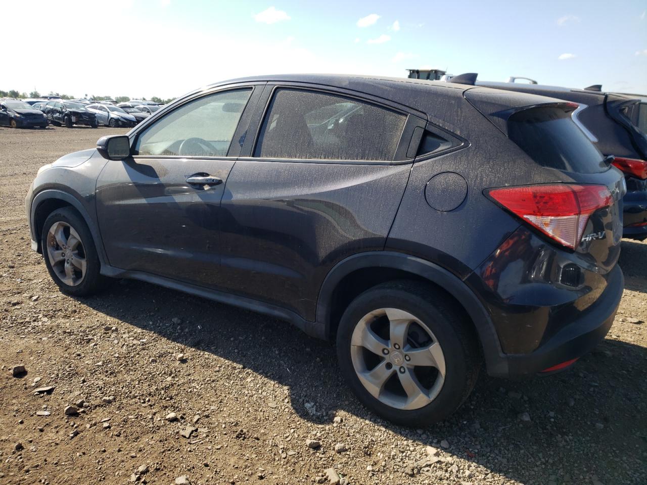 2017 Honda HR-V VIN 3CZRU6H51HM710574 Copart auction photo, rear end / undercarriage damage thumbnail 2
