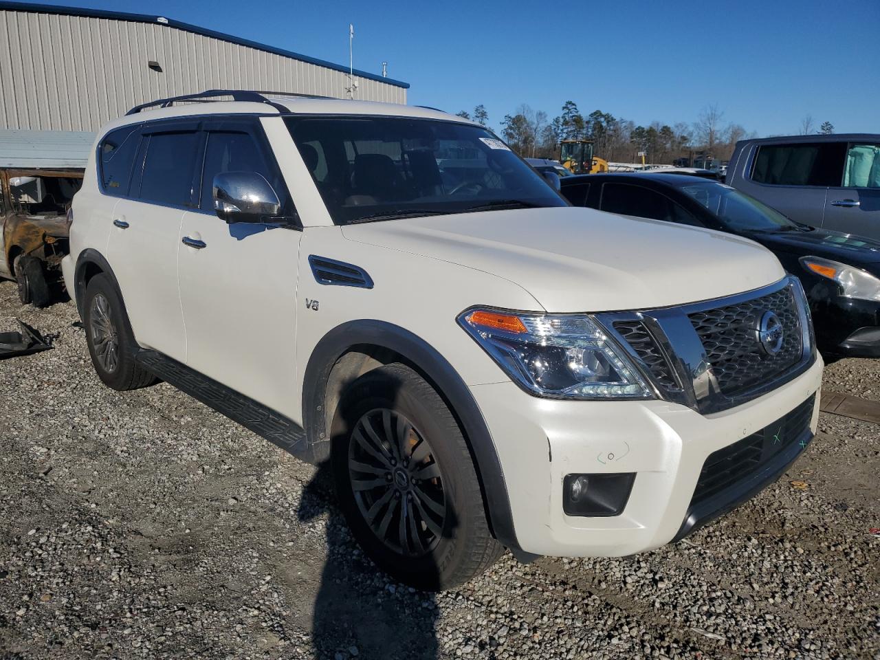 2018 Nissan Armada VIN JN8AY2NE5J9733126 Copart auction photo, front end damage thumbnail 4