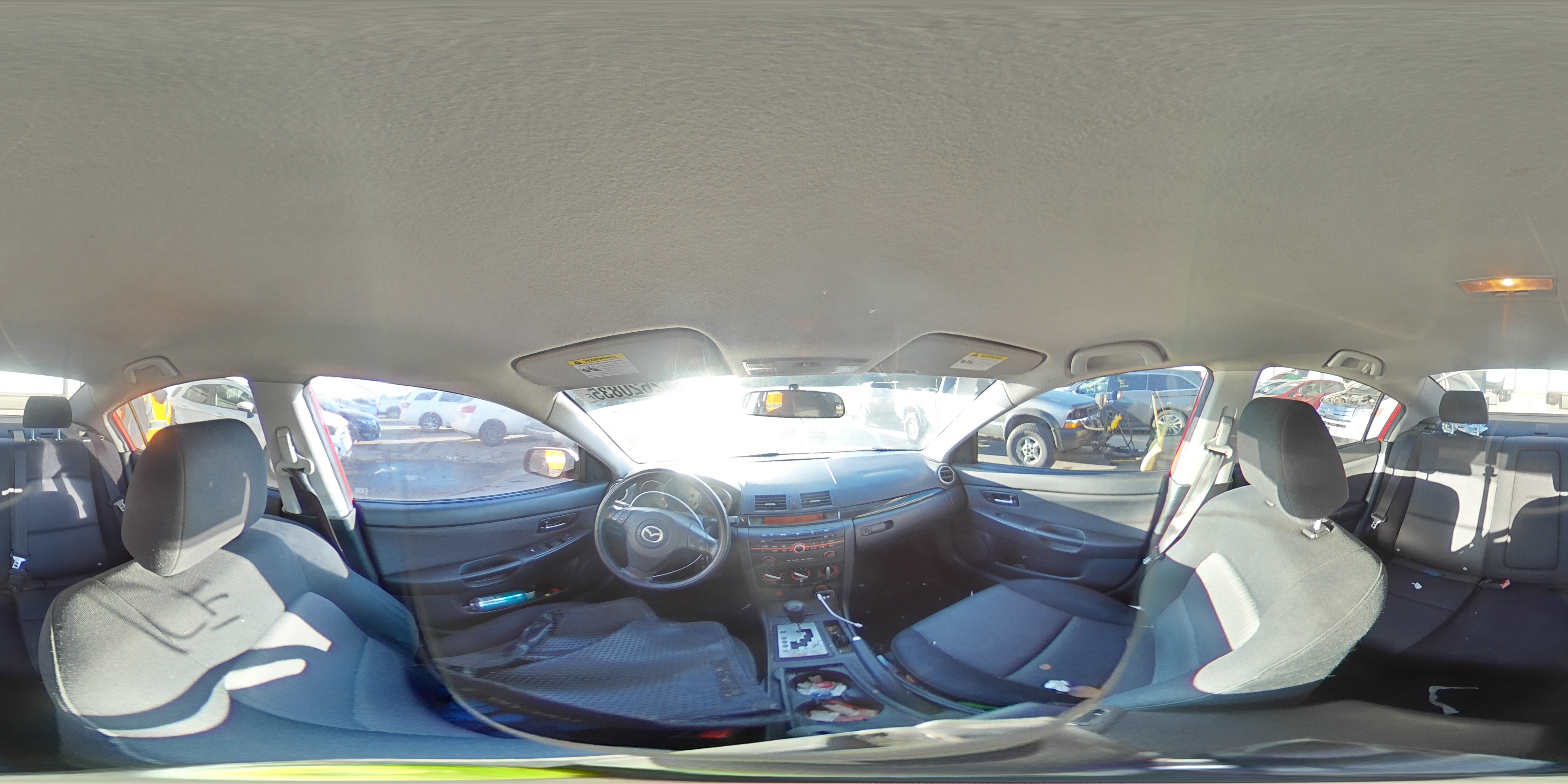 2008 Mazda 3 VIN JM1BK12F481832859 Copart auction photo, front end damage thumbnail 13