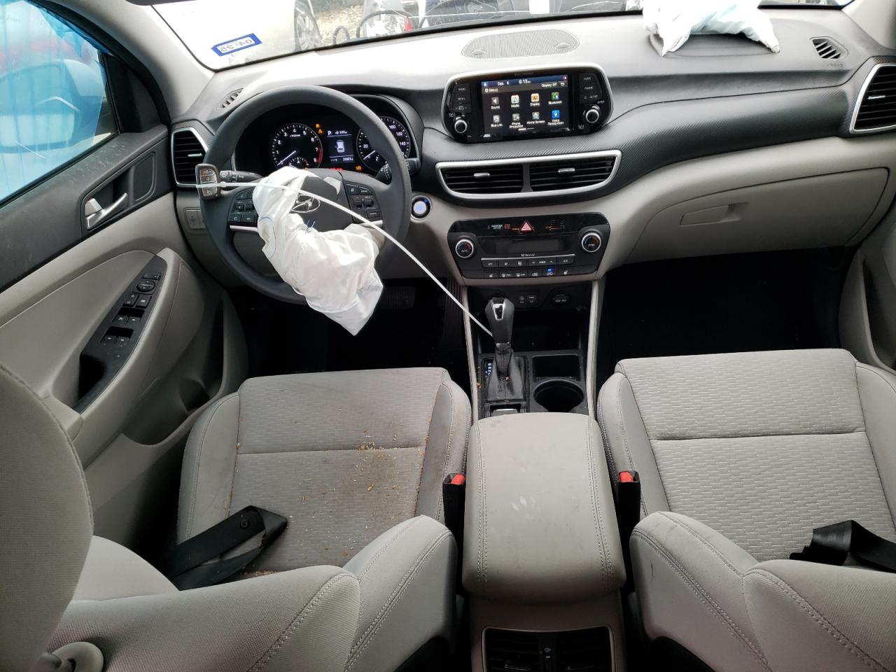 2021 Hyundai Tucson VIN KM8J33AL0MU410779 Copart auction photo, front end damage thumbnail 8