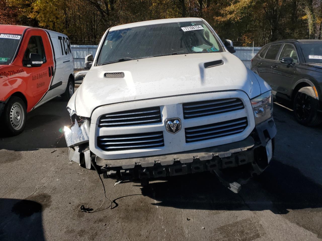 2015 RAM 1500 VIN 1C6RR7MTXFS653238 Copart auction photo, front end / frame damage damage thumbnail 5