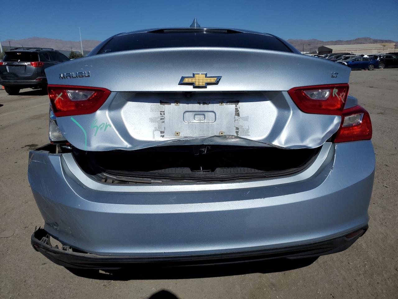 2017 Chevrolet Malibu VIN 1G1ZE5ST3HF235801 Copart auction photo, rear end / side damage thumbnail 6