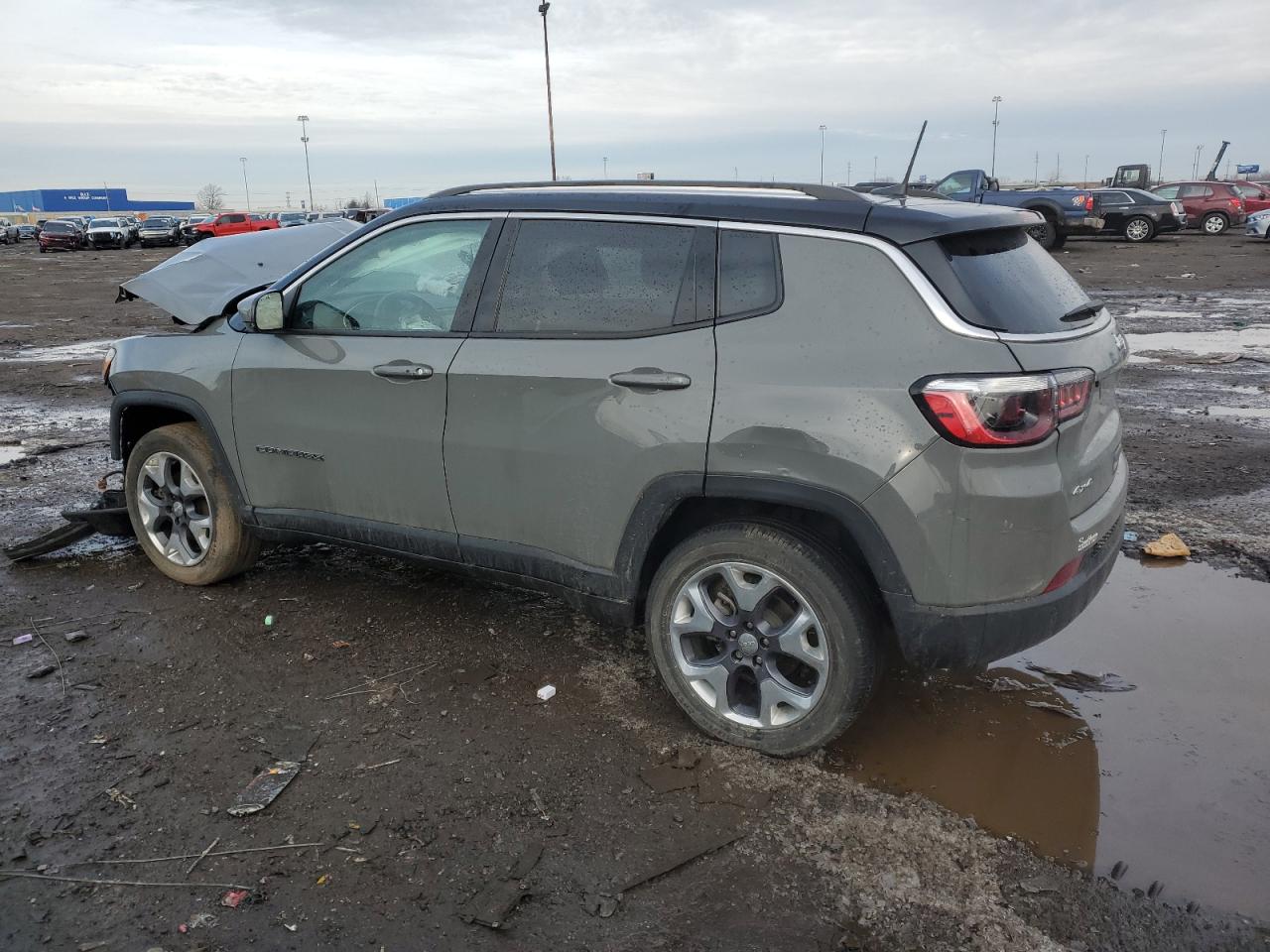2021 Jeep Compass VIN 3C4NJDCB0MT551058 Copart auction photo, front end damage thumbnail 2