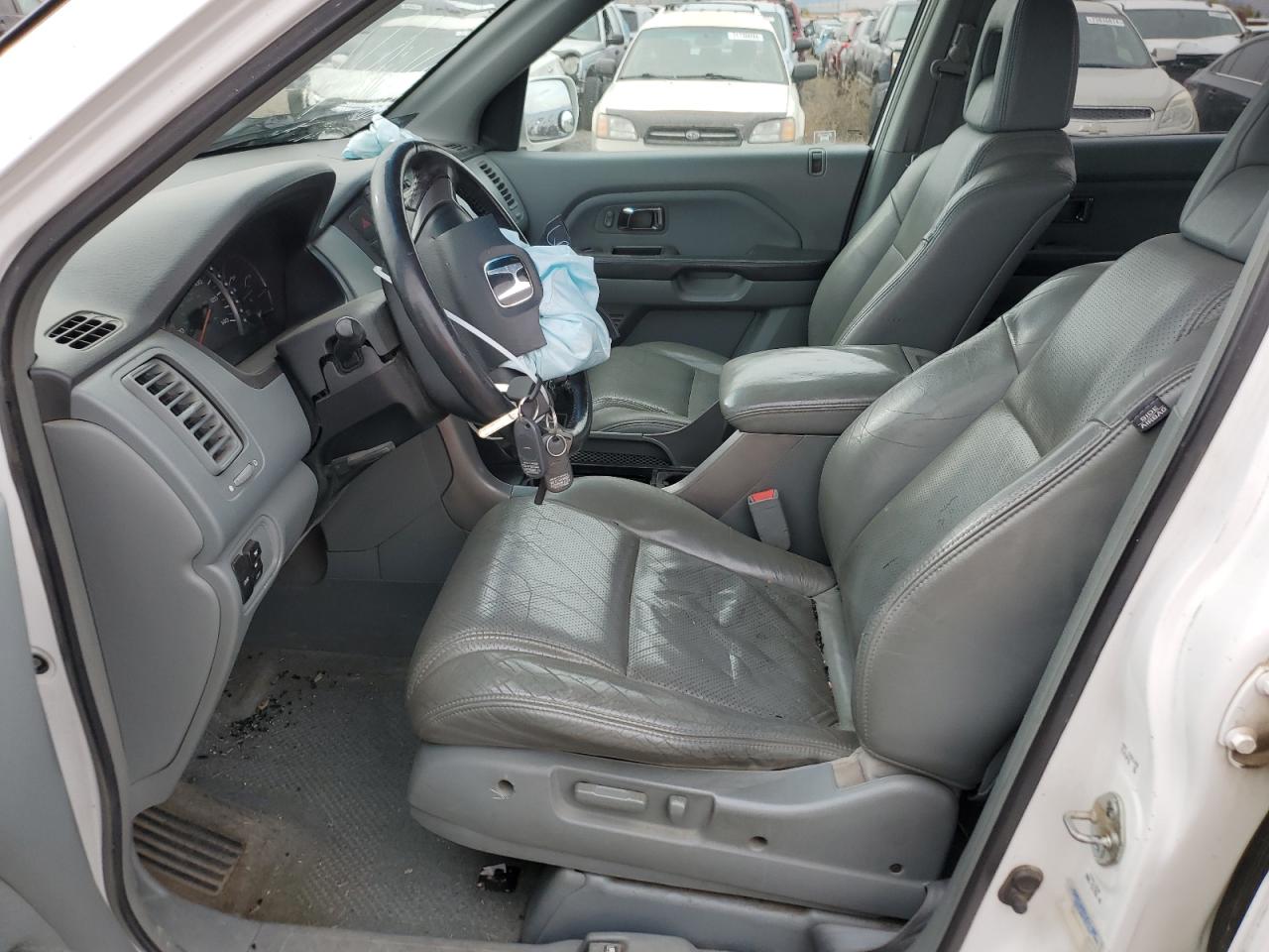 2004 Honda Pilot VIN 2HKYF18504H546068 Copart auction photo, front end / rear end damage thumbnail 7