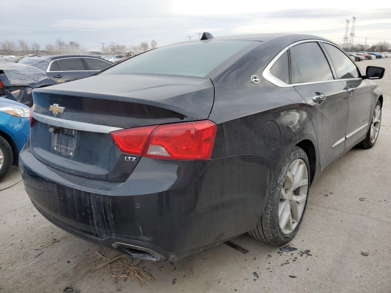 2014 Chevrolet Impala VIN 2G1155S39E9111419 Copart auction photo, front end / side damage thumbnail 3