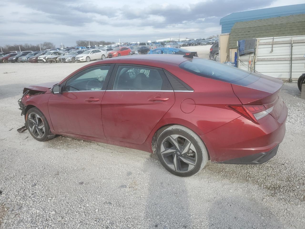 2023 Hyundai Elantra VIN KMHLP4AG5PU607943 Copart auction photo, front end damage thumbnail 2
