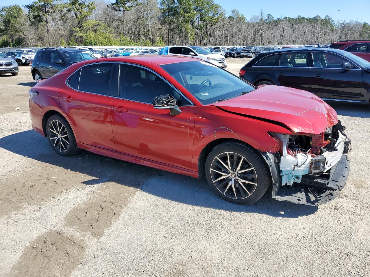 2022 Toyota Camry VIN 4T1G11AK3NU027612 Copart auction photo, front end damage thumbnail 4
