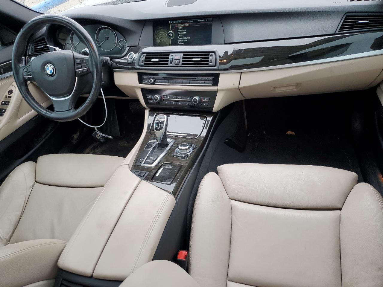 2012 BMW 5er VIN WBAFR7C57CC810001 Copart auction photo, front end damage thumbnail 8