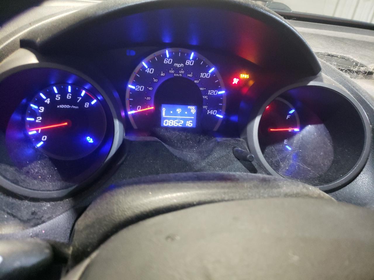 2010 Honda Fit VIN JHMGE8H23AS012880 Copart auction photo, side damage thumbnail 9