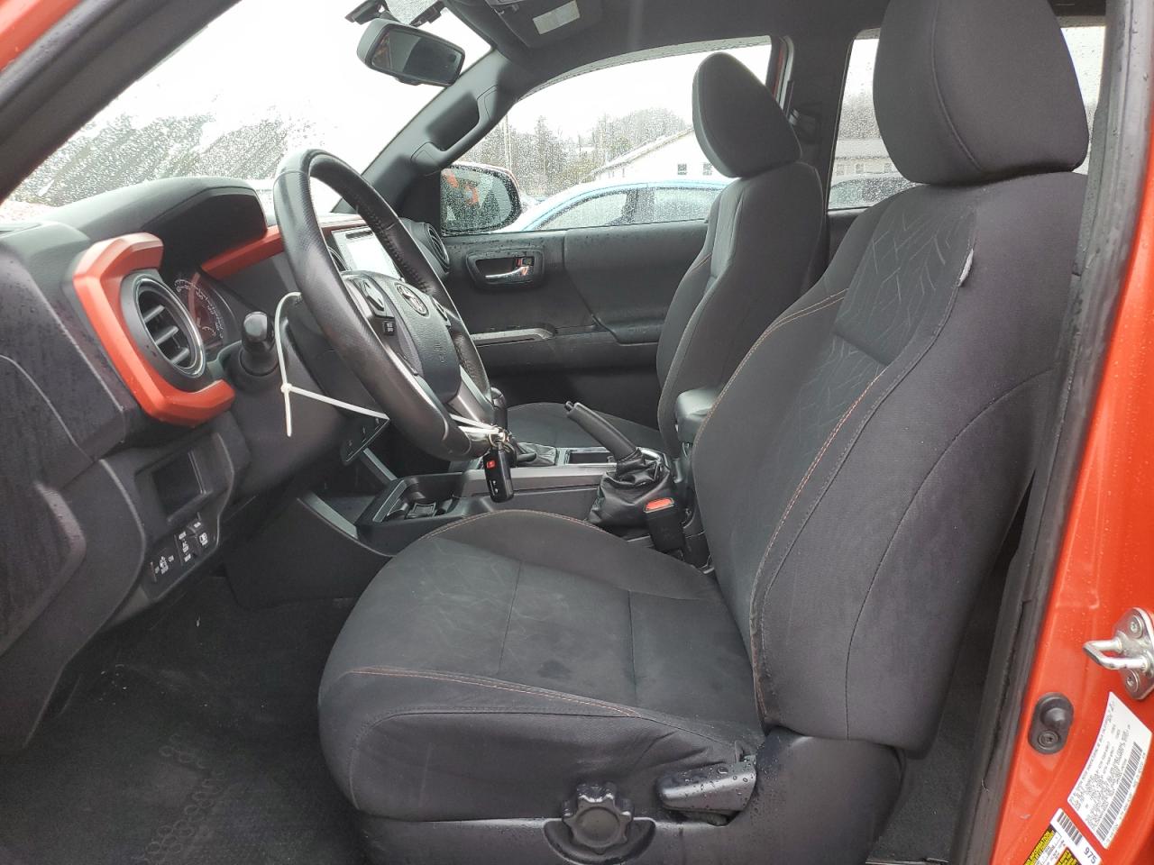 2017 Toyota Tacoma VIN 3TMCZ5AN0HM108363 Copart auction photo, front end / side damage thumbnail 7