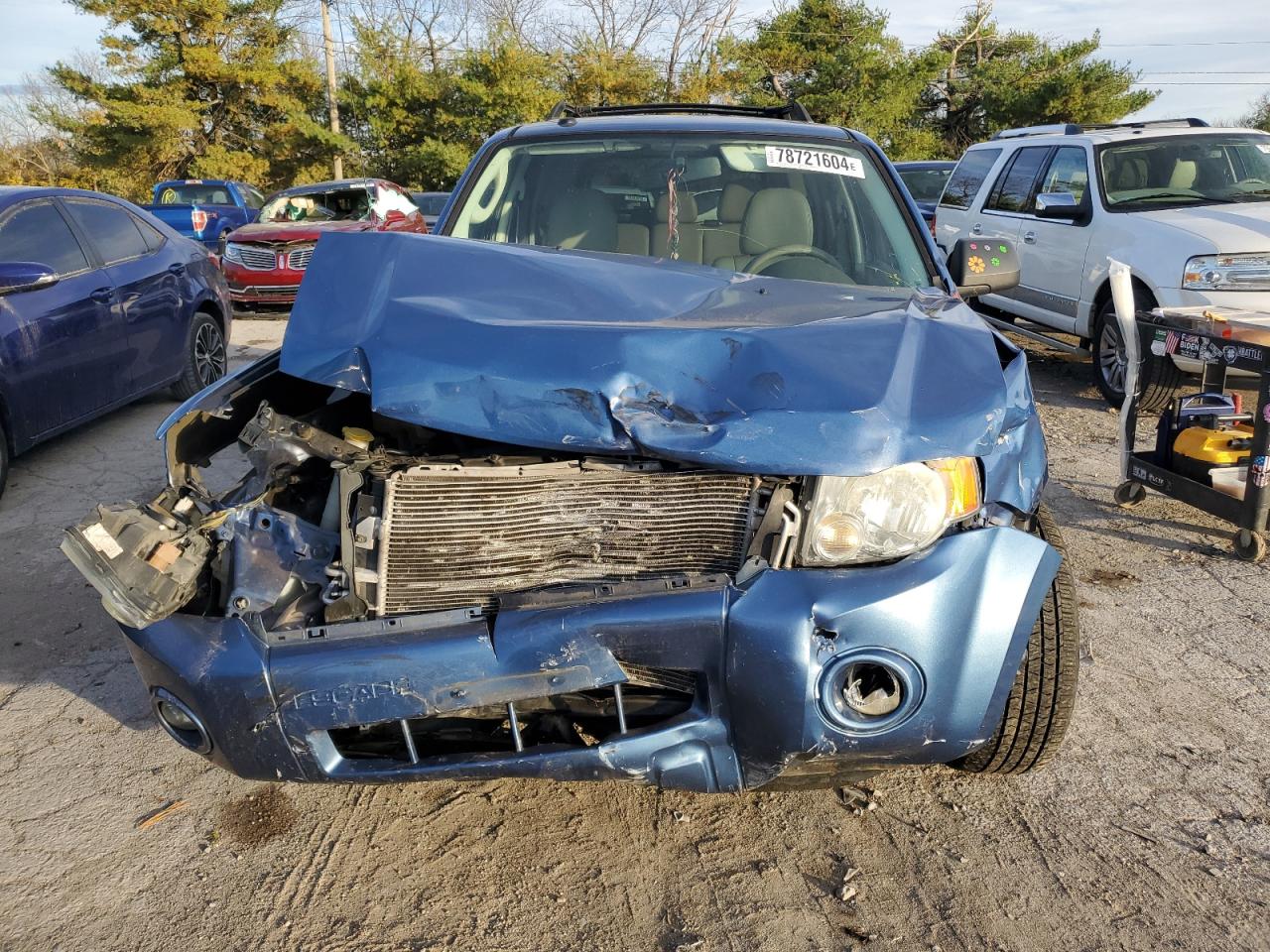 2010 Ford Escape VIN 1FMCU9D78AKC60077 Copart auction photo, front end damage thumbnail 5