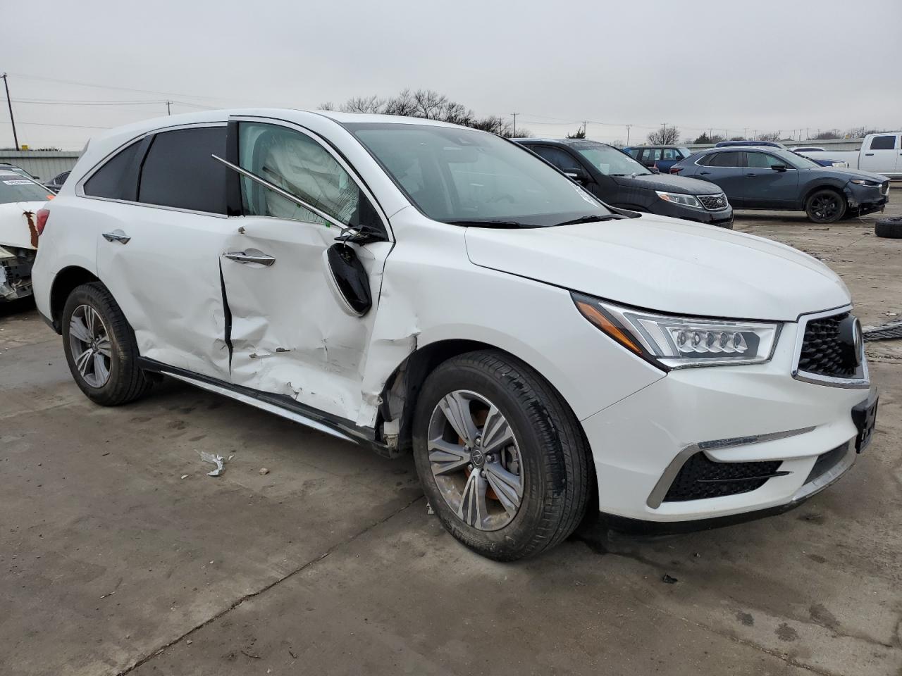 2020 Acura MDX VIN 5J8YD4H39LL041468 Copart auction photo, side damage thumbnail 4
