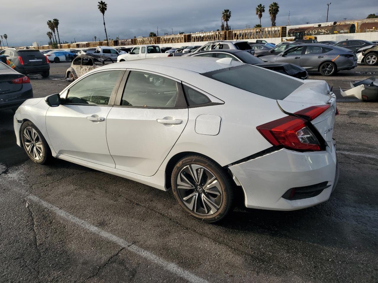 2018 Honda Civic VIN JHMFC1F75JX028721 Copart auction photo, rear end / front end damage thumbnail 2