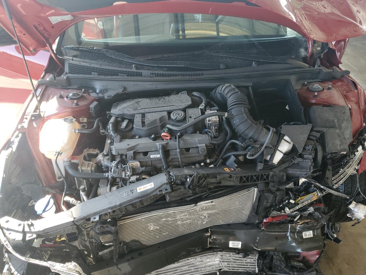 2023 Hyundai Elantra VIN KMHLR4AF3PU496102 Copart auction photo, front end / side damage thumbnail 11