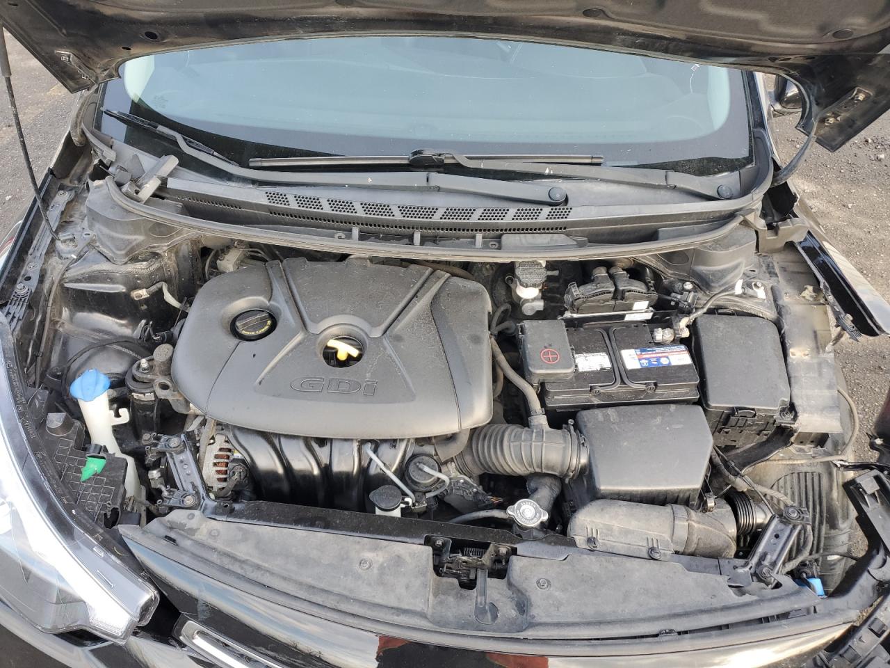 2014 KIA Forte VIN KNAFX6A89E5205191 Copart auction photo, frame damage / front end damage thumbnail 11