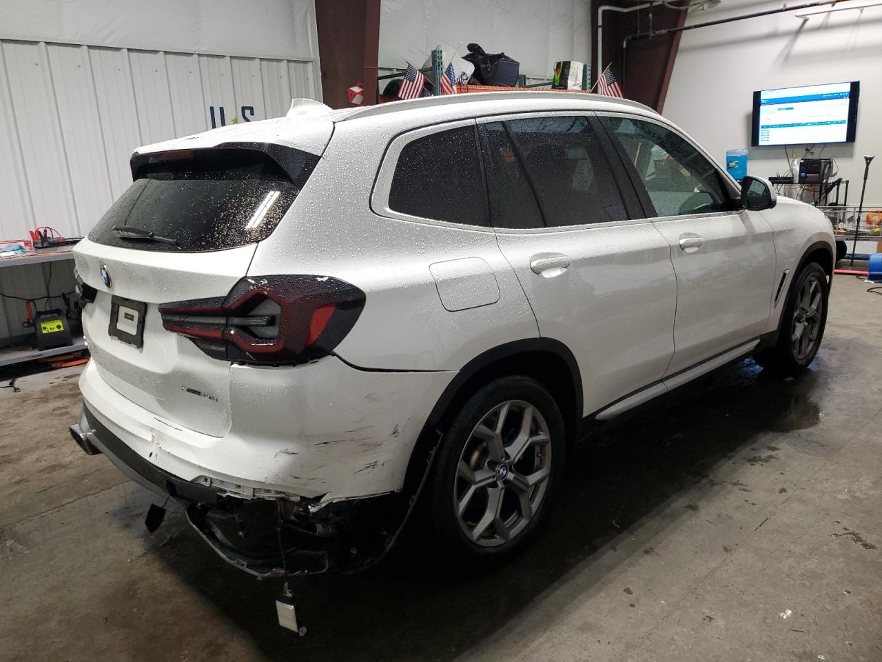 2024 BMW X3 VIN 5UX53DP05R9W13121 Copart auction photo, rear end damage thumbnail 3