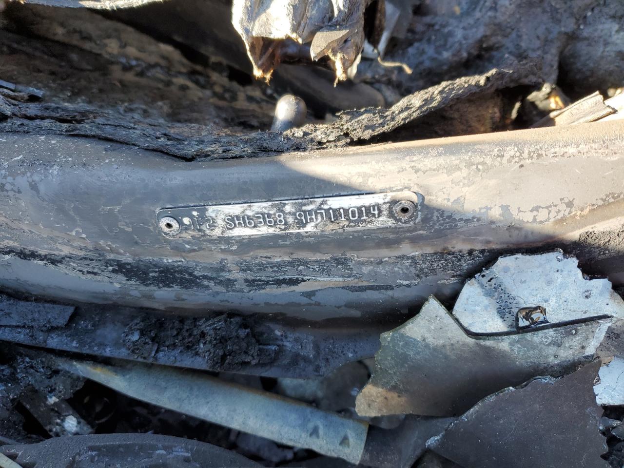 2009 Subaru Forester VIN JF2SH63689H711014 Copart auction photo, burn damage thumbnail 14
