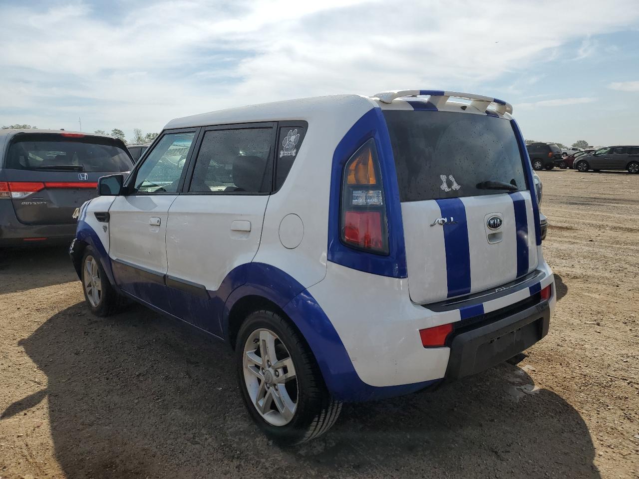2010 KIA Soul VIN KNDJT2A24A7703178 Copart auction photo, front end damage thumbnail 2