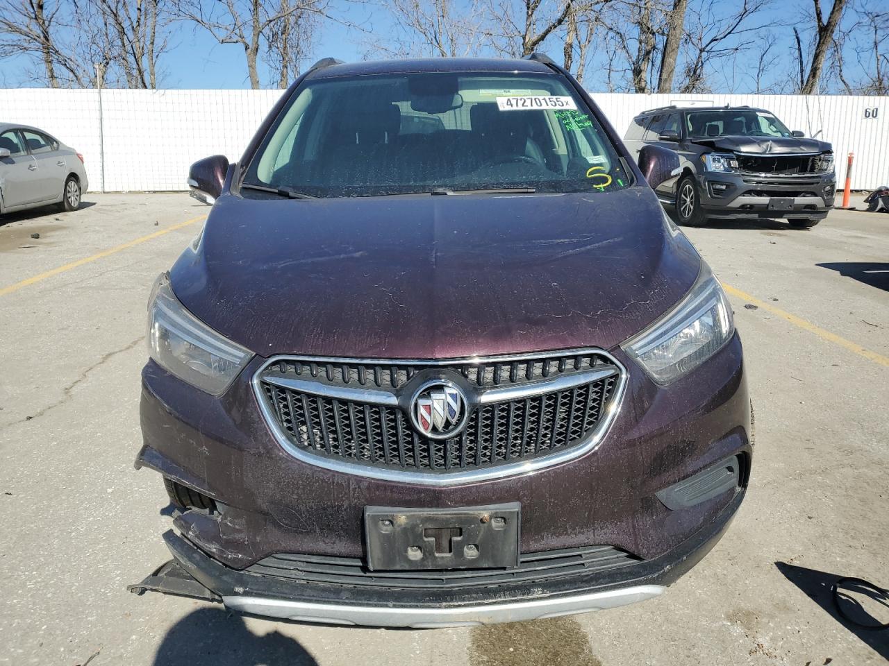 2017 Buick Encore VIN KL4CJASB0HB129204 Copart auction photo, front end / side damage thumbnail 5
