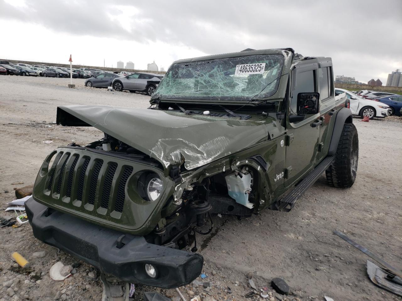 2021 Jeep Wrangler VIN 1C4HJXDM5MW546429 - Copart auction photo