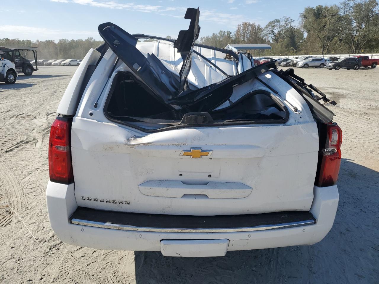 2015 Chevrolet Suburban VIN 1GNSKKKC0FR631381 Copart auction photo, water/flood damage thumbnail 6