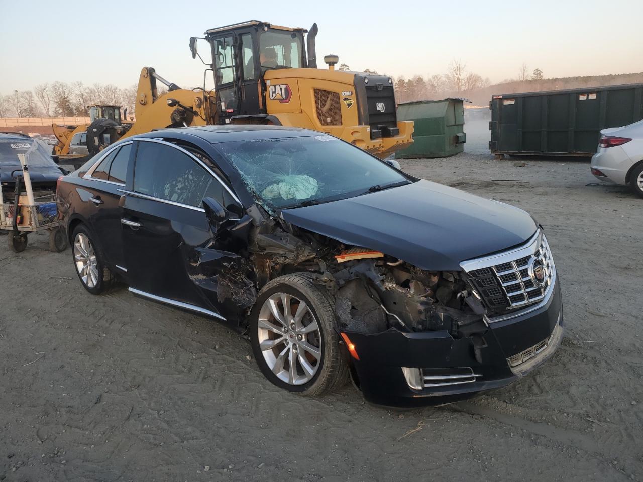 2015 Cadillac XTS VIN 2G61N5S31F9159511 Copart auction photo, side / front end damage thumbnail 4