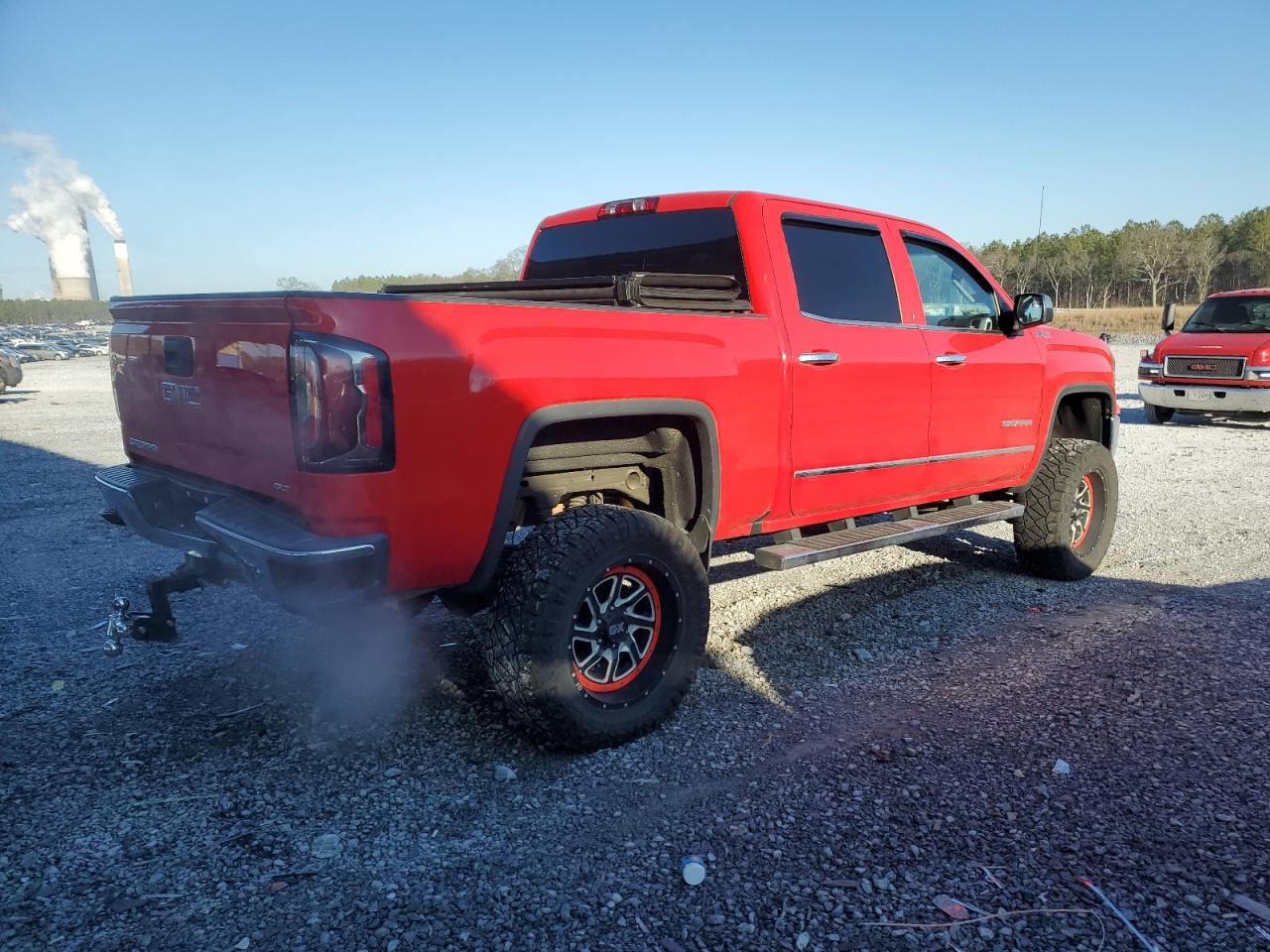 2018 GMC Sierra VIN 3GTU2NEC0JG477701 Copart auction photo, rear end damage thumbnail 3