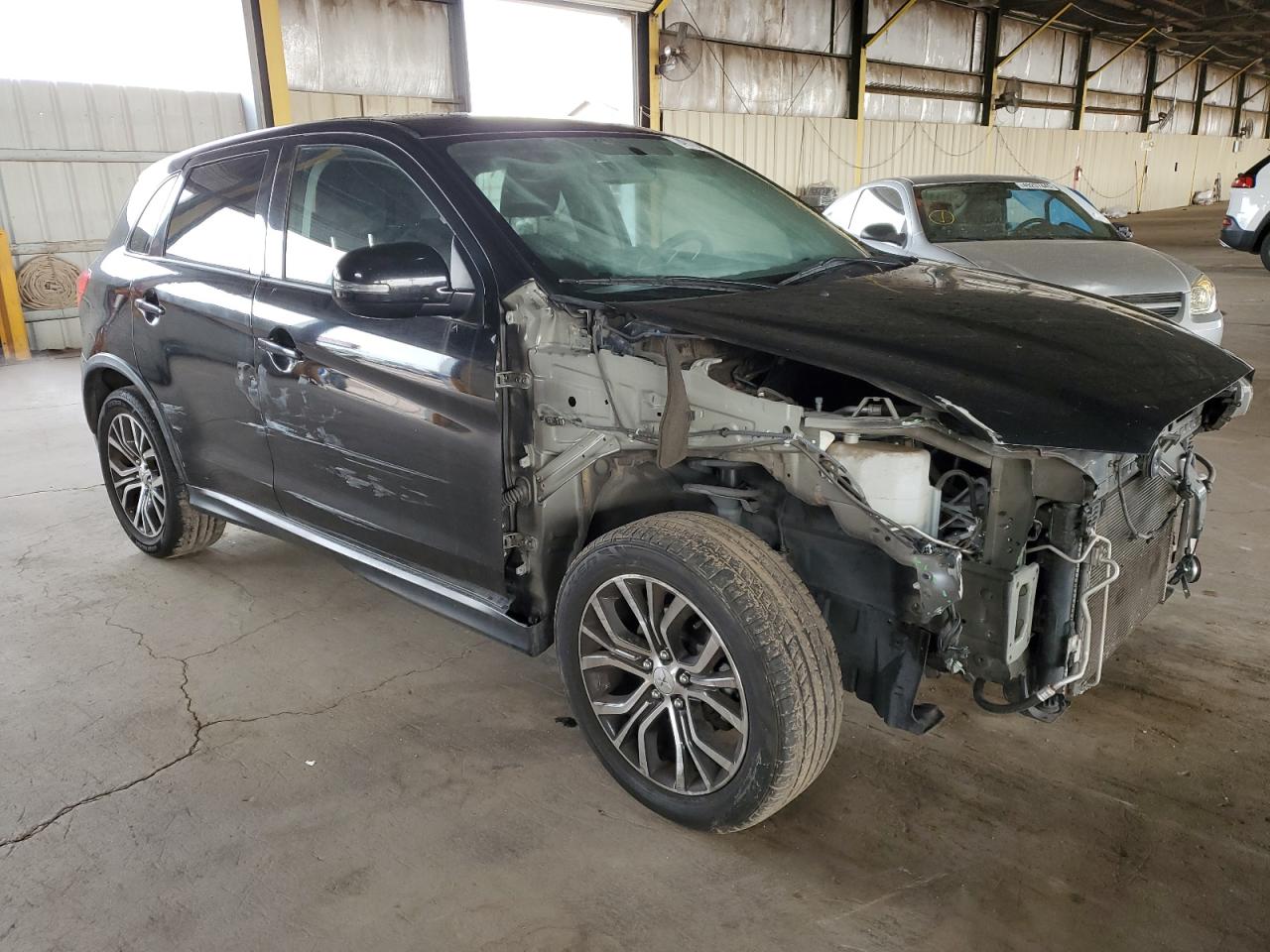 2019 Mitsubishi Outlander VIN JA4AP3AU6KU018186 Copart auction photo, front end damage thumbnail 4