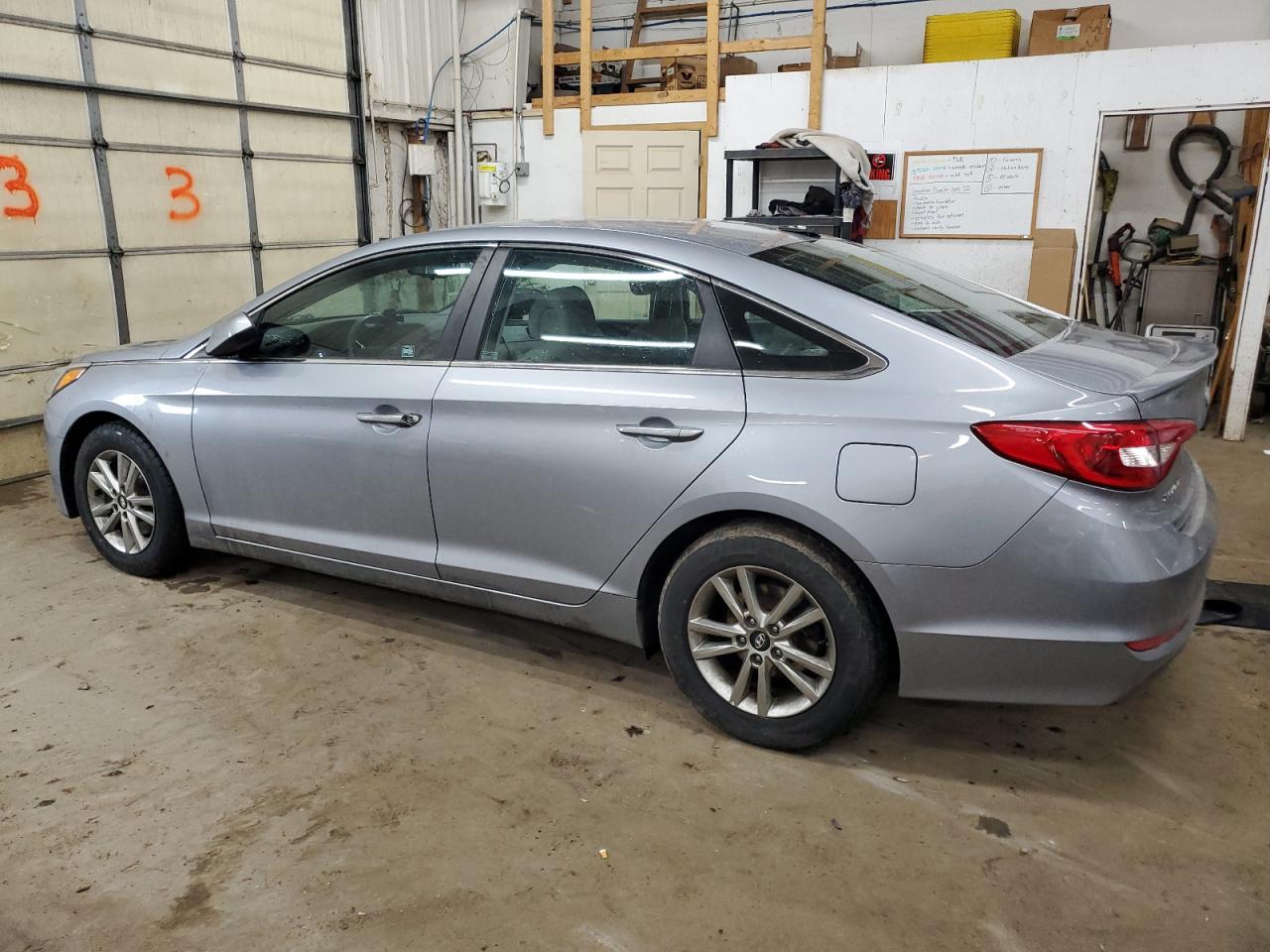 2017 Hyundai Sonata VIN 5NPE24AF7HH521578 Copart auction photo, vandalism damage thumbnail 2