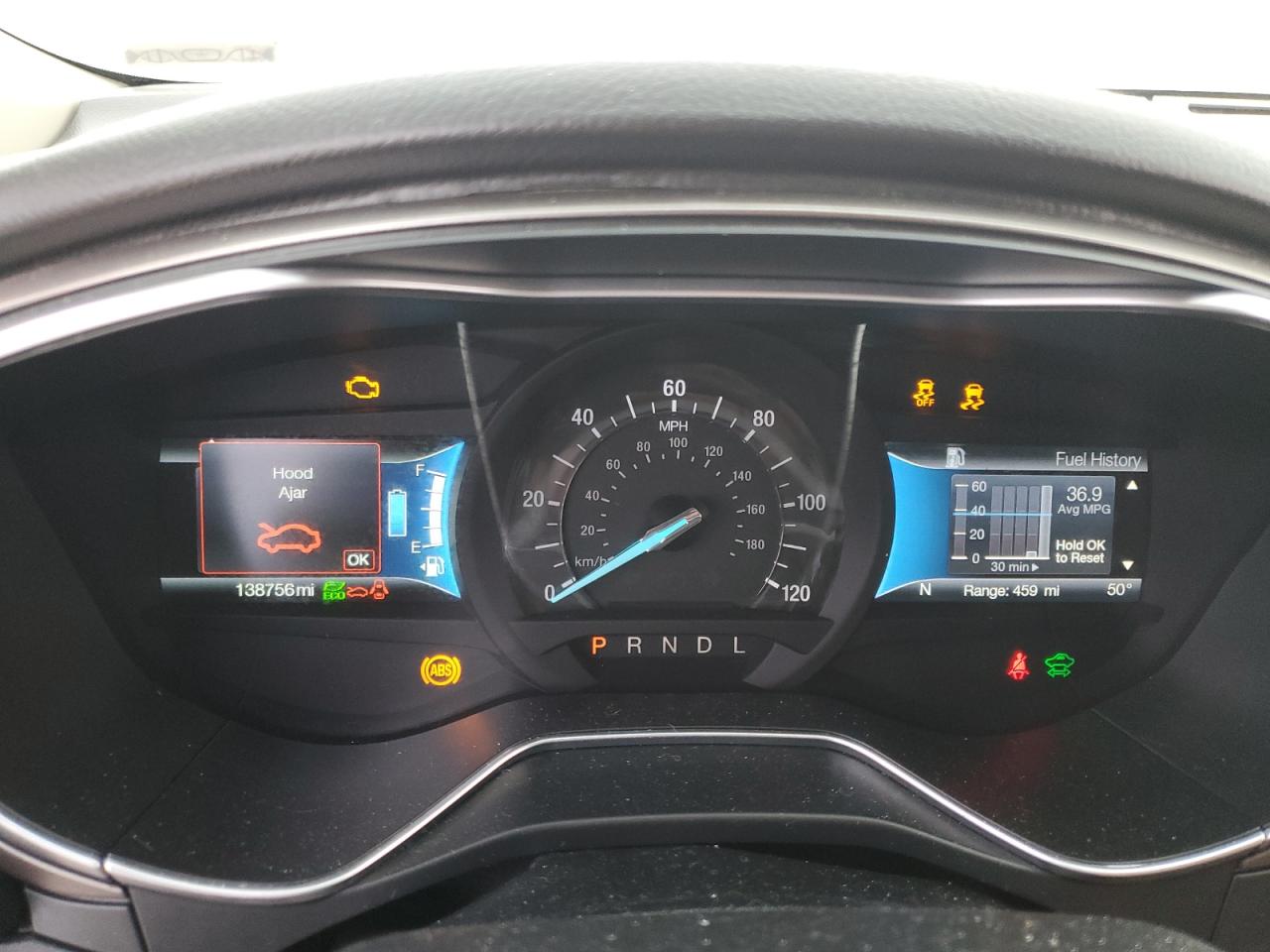 2017 Ford Fusion VIN 3FA6P0LU3HR287503 Copart auction photo, front end damage thumbnail 9