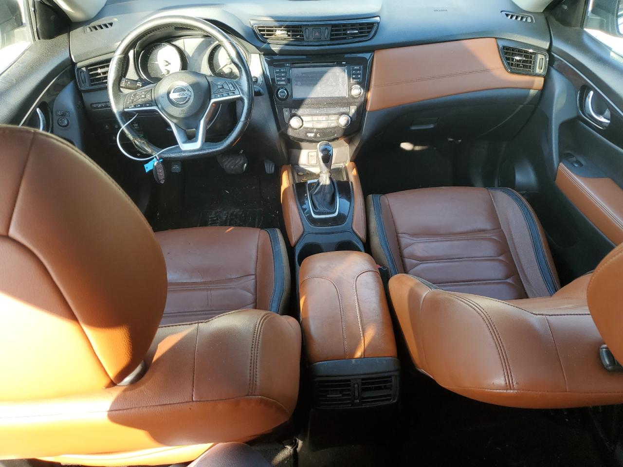 2017 Nissan Rogue VIN JN8AT2MT7HW145142 Copart auction photo, rear end damage thumbnail 8