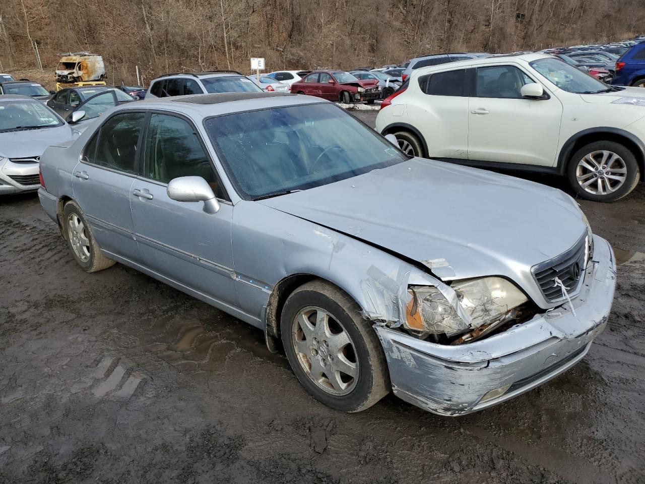 2002 Acura RL VIN JH4KA96642C012013 Copart auction photo, front end / minor dent/scratches damage thumbnail 4