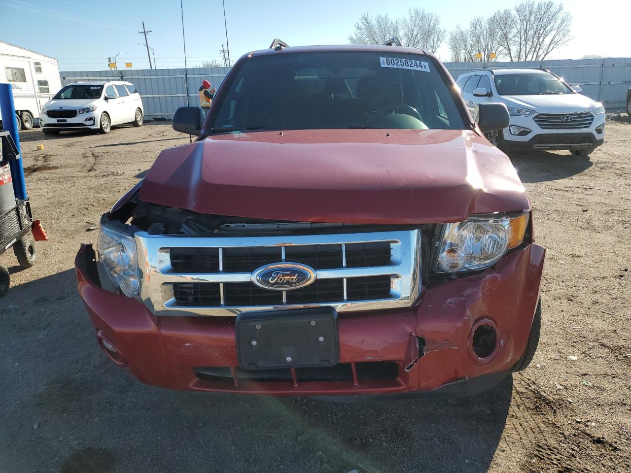 2010 Ford Escape VIN 1FMCU0D70AKA31419 Copart auction photo, front end damage thumbnail 5