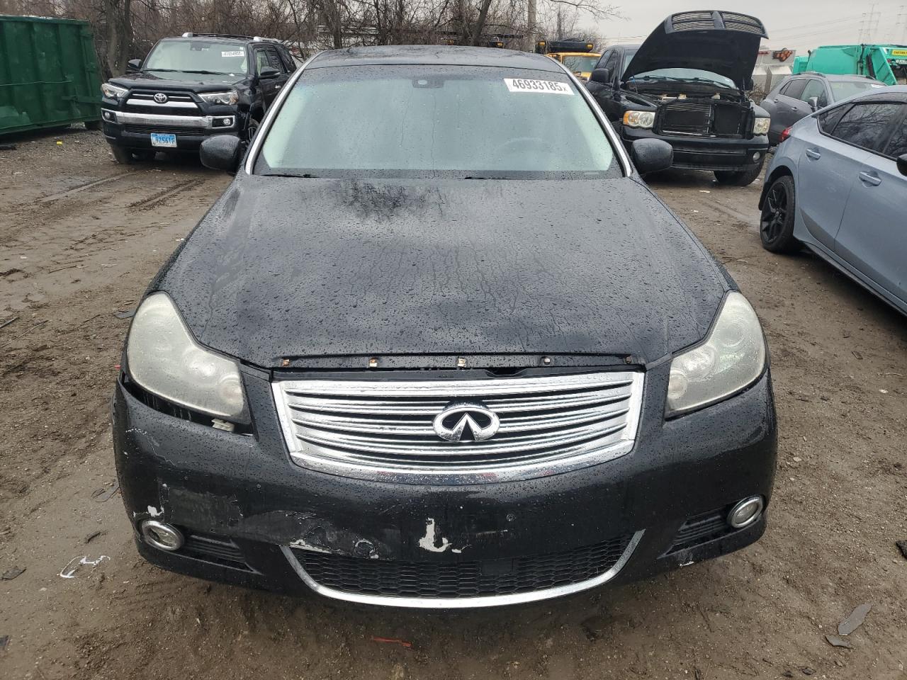 2010 Infiniti M VIN JN1CY0AR5AM962021 Copart auction photo, side / front end damage thumbnail 5