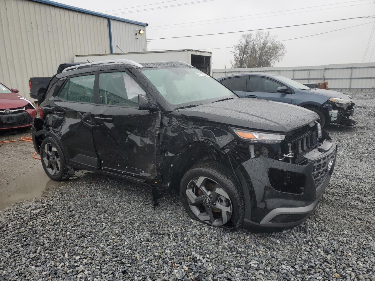 2024 Hyundai Venue VIN KMHRC8A39RU315547 Copart auction photo, all over damage thumbnail 4