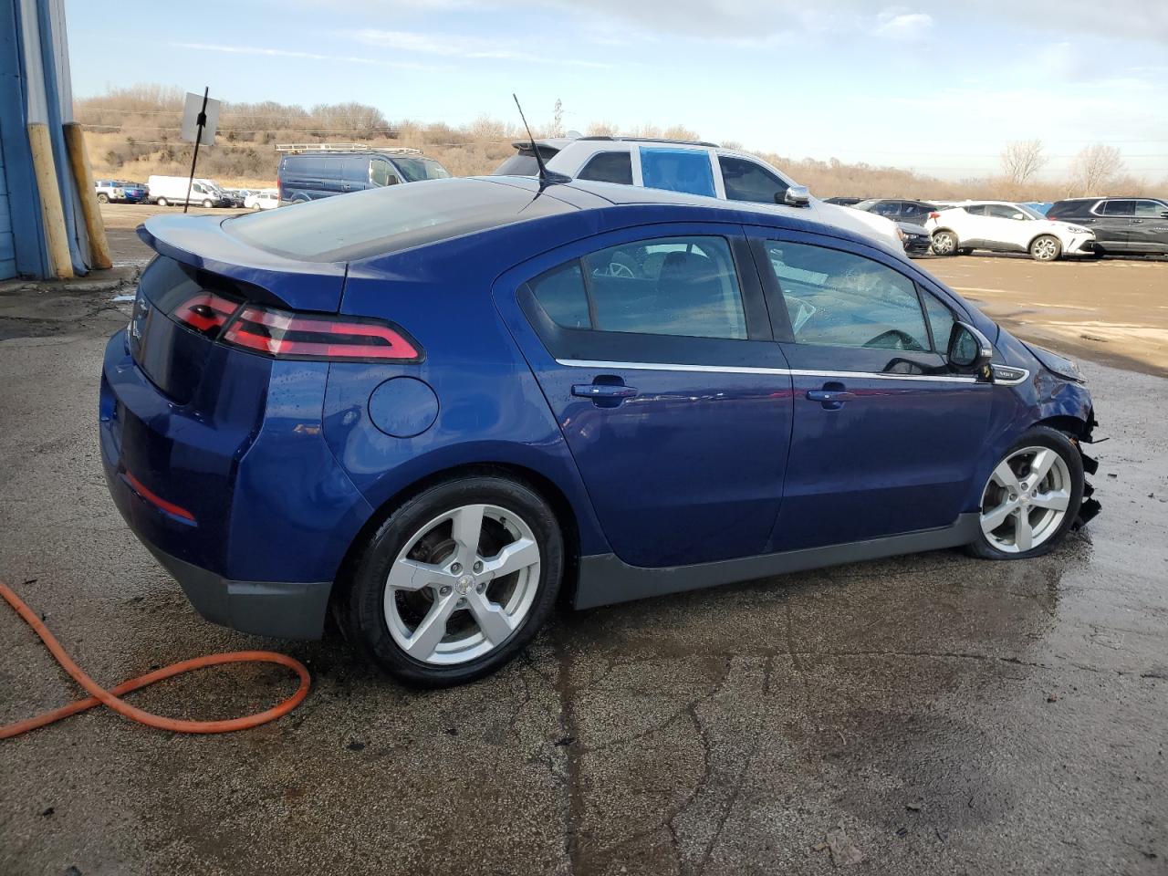 2013 Chevrolet Volt VIN 1G1RA6E49DU100284 Copart auction photo, front end damage thumbnail 3