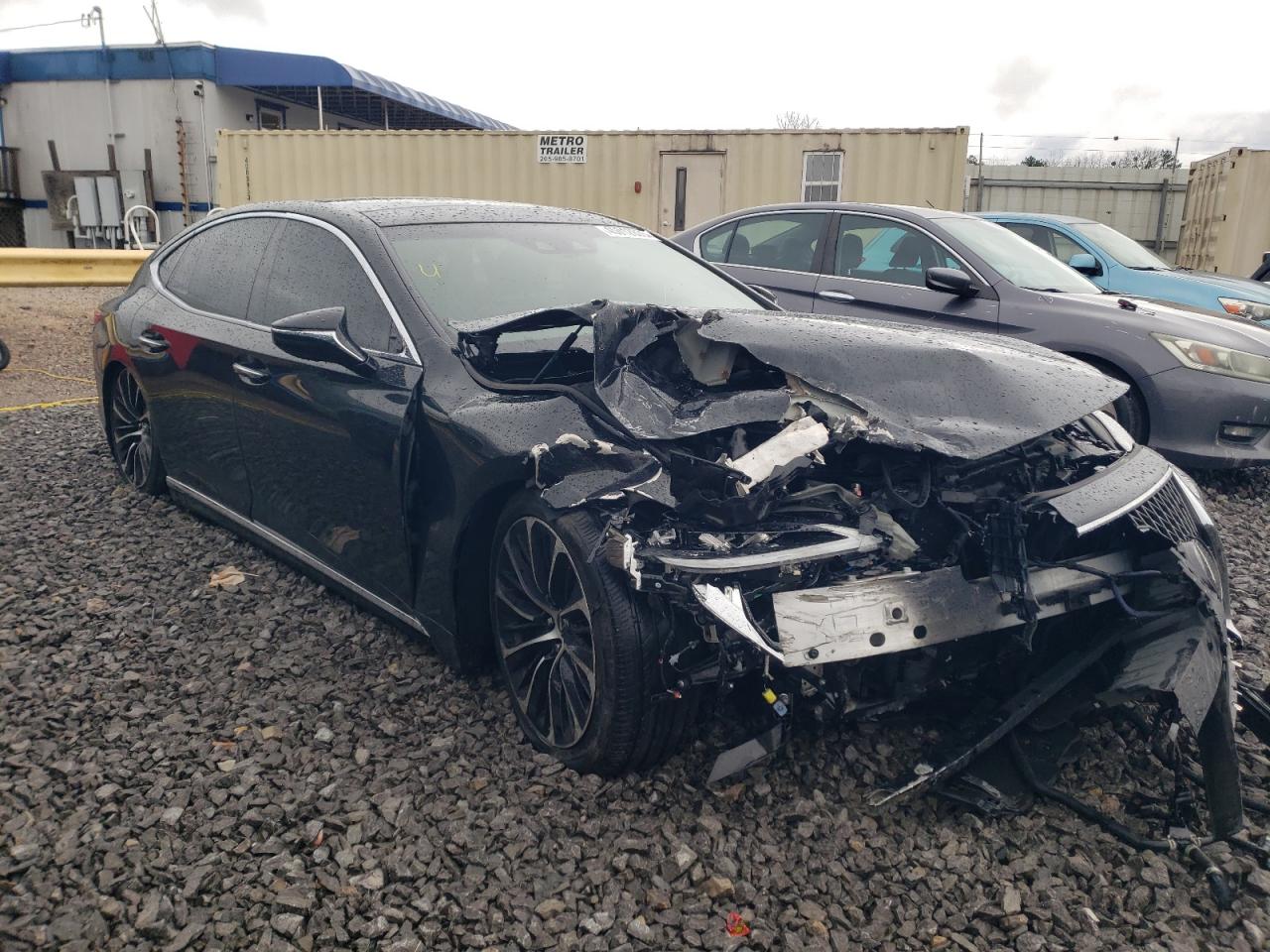 2021 Lexus LS VIN JTHG5LGF9M5009816 Copart auction photo, front end damage thumbnail 4