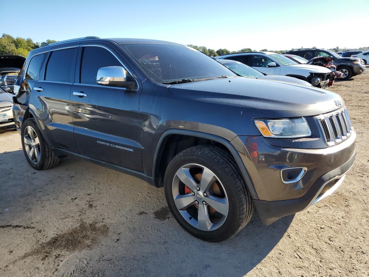 2014 Jeep Grand Cherokee VIN 1C4RJEBG2EC136454 Copart auction photo, all over damage thumbnail 4