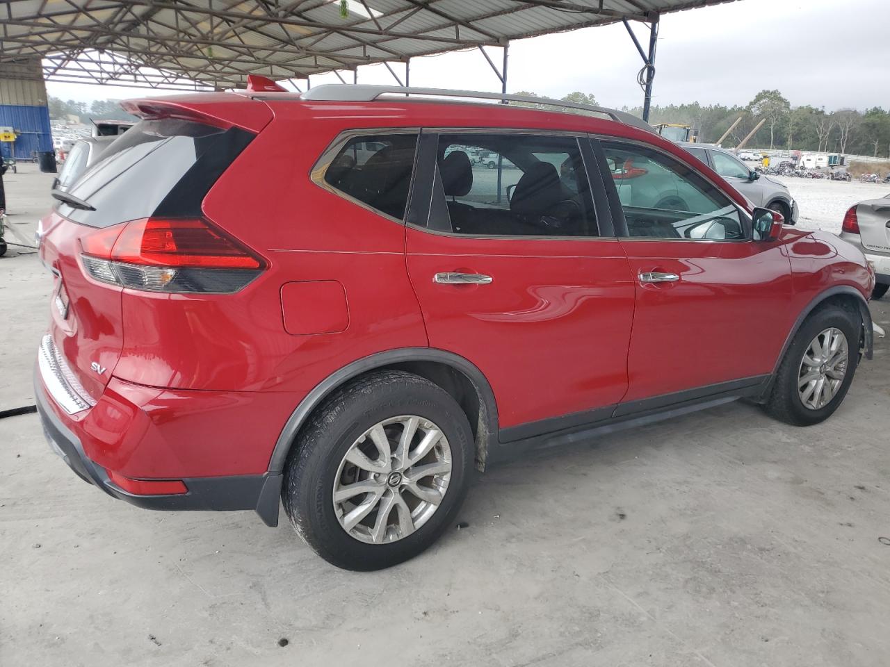 2017 Nissan Rogue VIN JN8AT2MT7HW396226 Copart auction photo, front end / side damage thumbnail 3