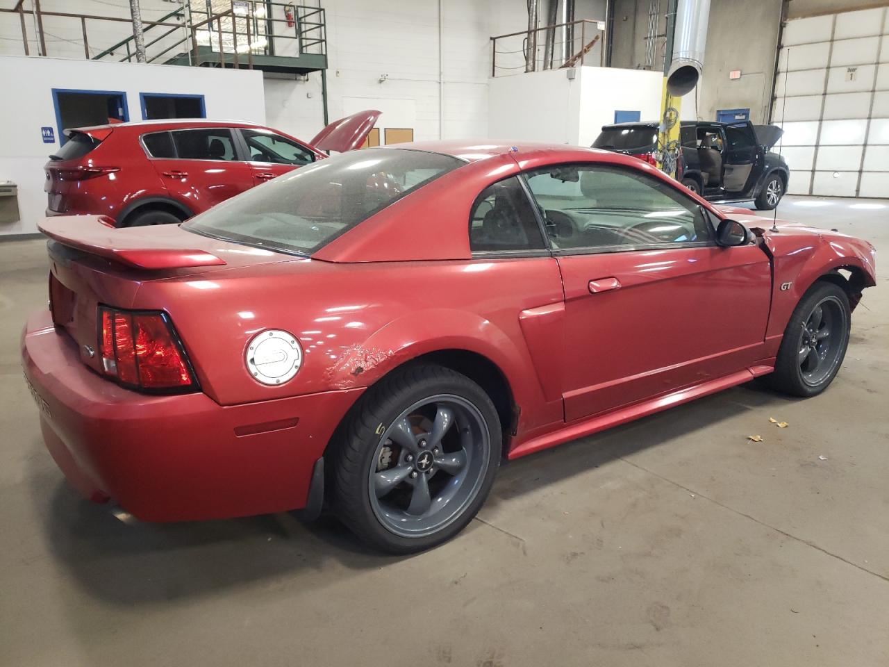 2002 Ford Mustang VIN 1FAFP42X12F211222 Copart auction photo, front end damage thumbnail 3