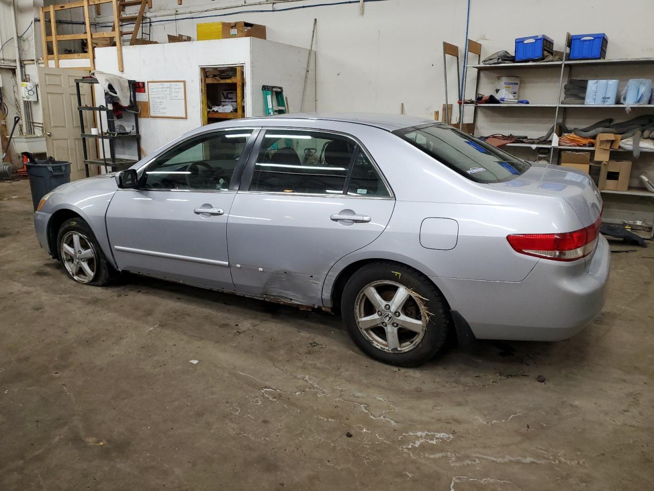 2004 Honda Accord VIN 1HGCM56684A137456 Copart auction photo, side / front end damage thumbnail 2