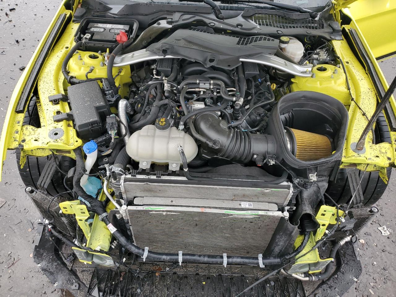 2021 Ford Mustang VIN 1FA6P8R09M5552053 Copart auction photo, rear end / front end damage thumbnail 11