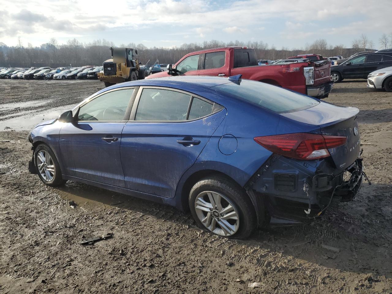 2020 Hyundai Elantra VIN 5NPD84LFXLH620122 Copart auction photo, all over / undercarriage damage thumbnail 2