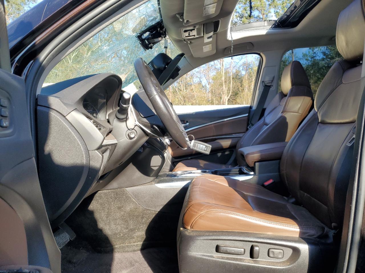 2018 Acura MDX VIN 5J8YD4H53JL022140 Copart auction photo, all over damage thumbnail 7