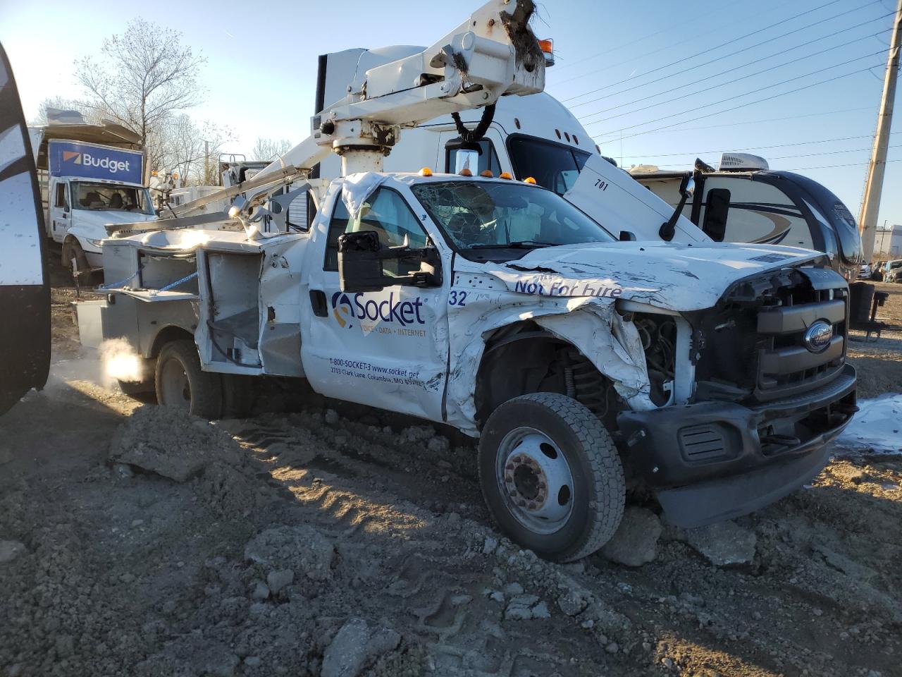 2015 Ford F450 VIN 1FDUF4GY9FED12196 Copart auction photo, all over damage thumbnail 4