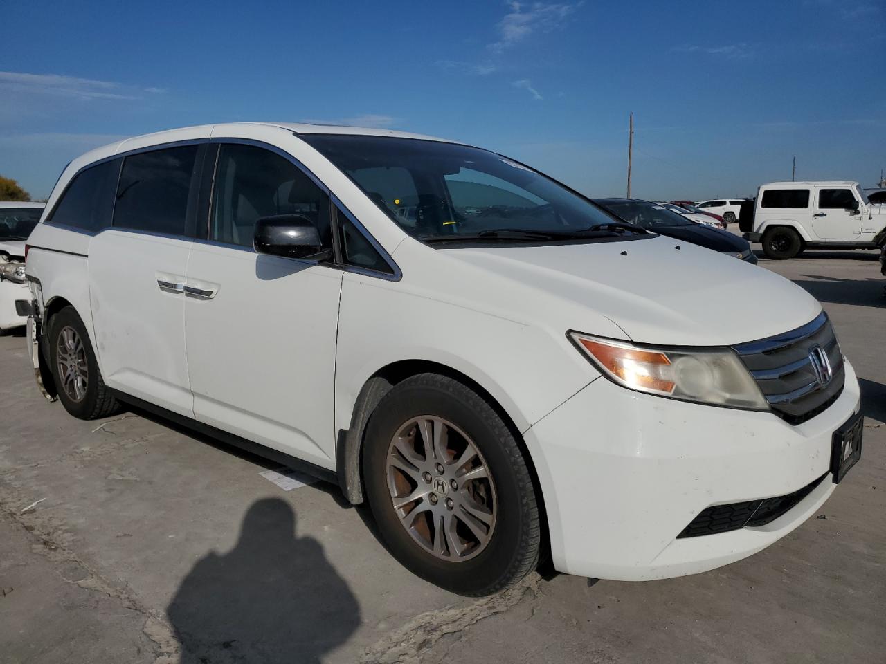 2012 Honda Odyssey VIN 5FNRL5H62CB057052 Copart auction photo, rear end damage thumbnail 4