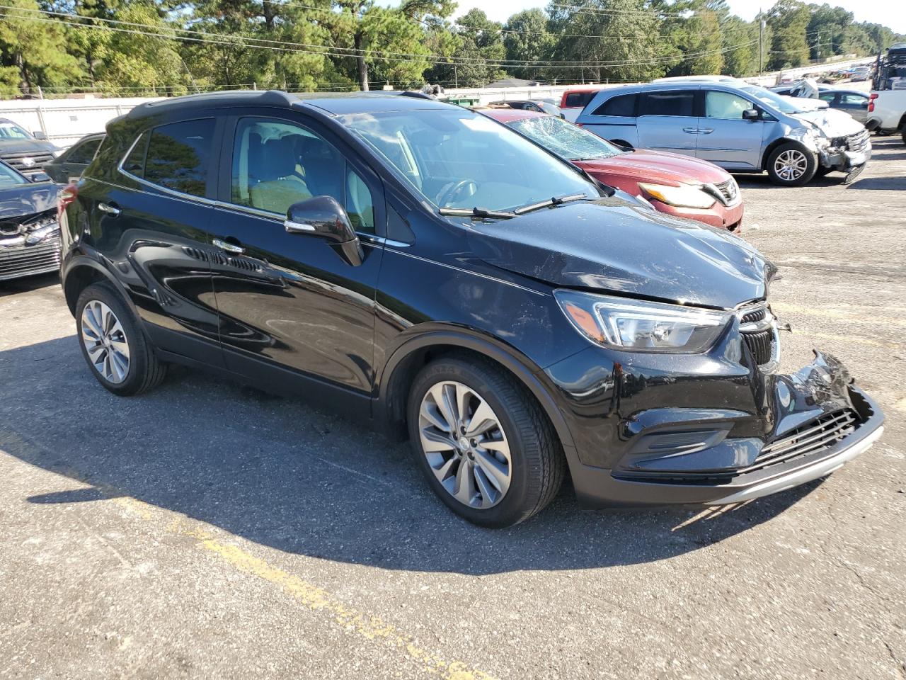 2019 Buick Encore VIN KL4CJASB0KB792683 Copart auction photo, front end damage thumbnail 4