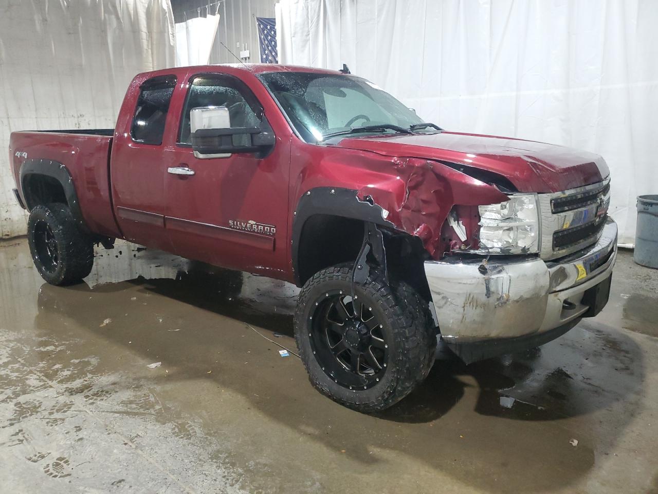 2013 Chevrolet Silverado VIN 1GCRKREA8DZ124316 Copart auction photo, mechanical / all over damage thumbnail 4
