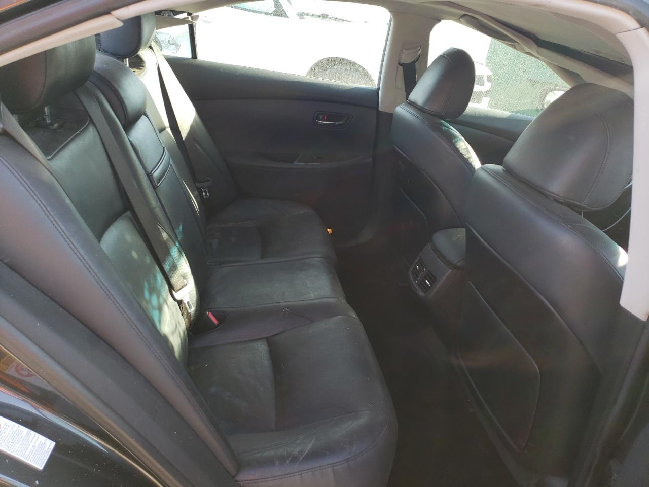 2011 Lexus ES VIN JTHBK1EG4B2443899 Copart auction photo, top/roof / rear end damage thumbnail 10